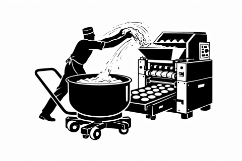 Kopfmaschinen Befüllung